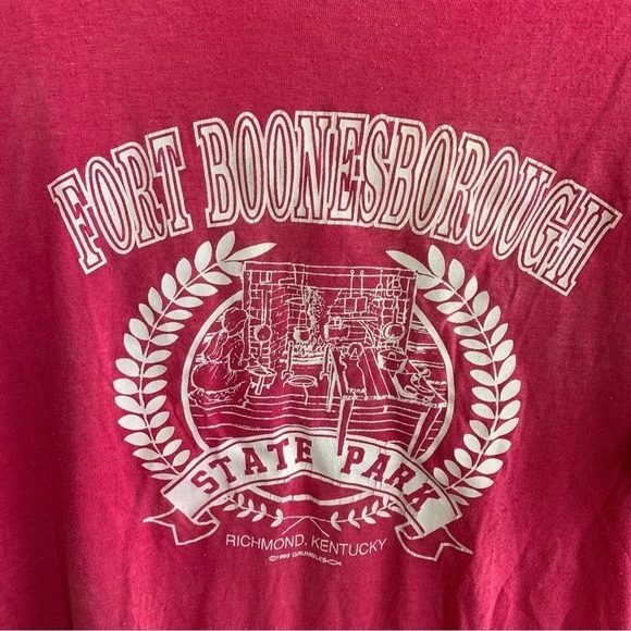 Vintage Fort Boonesborough State Park Richmond Kentucky Size Large Dated 1989 - Picture 1 of 8